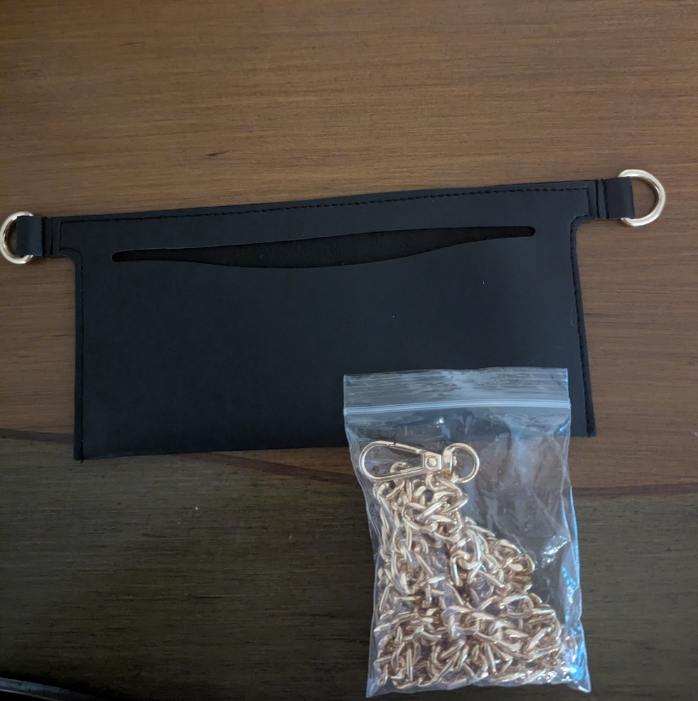 NEW Wallet Conversion kit With Gold Chain (great For LV Sarah & Emilie Wallets)